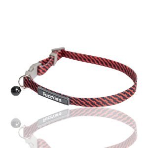 Collar fuzzyard Gato Red Navy